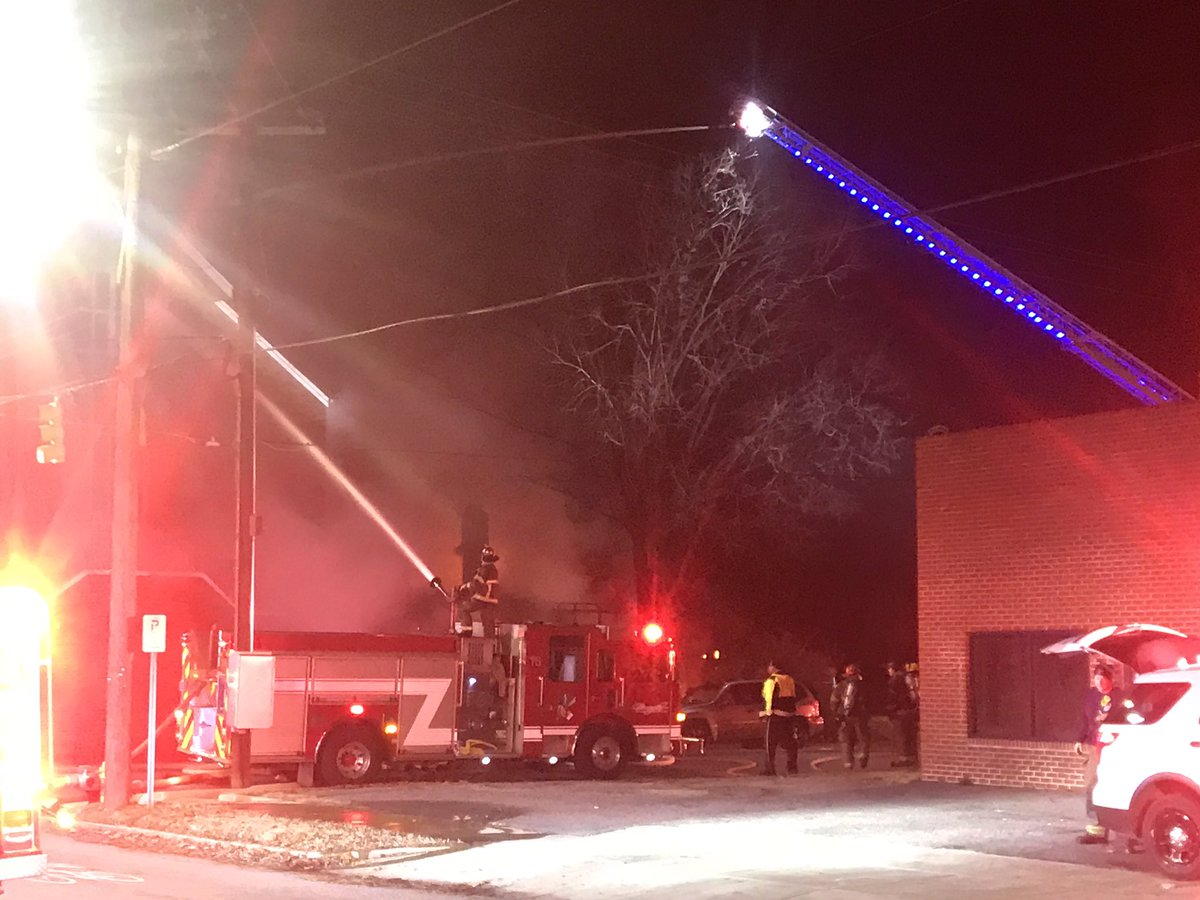 2 alarm fire in the 1800 block of 19th St in Ensley. Crews arrived on the scene of a fully involved house fire. That fire spread to the Trinity AME Zion Church next door. Crews still working to get the fire under control.