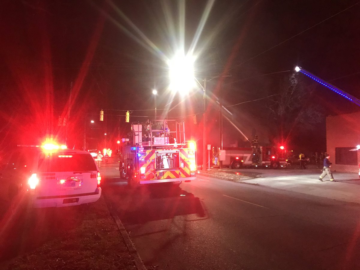 2 alarm fire in the 1800 block of 19th St in Ensley. Crews arrived on the scene of a fully involved house fire. That fire spread to the Trinity AME Zion Church next door. Crews still working to get the fire under control.