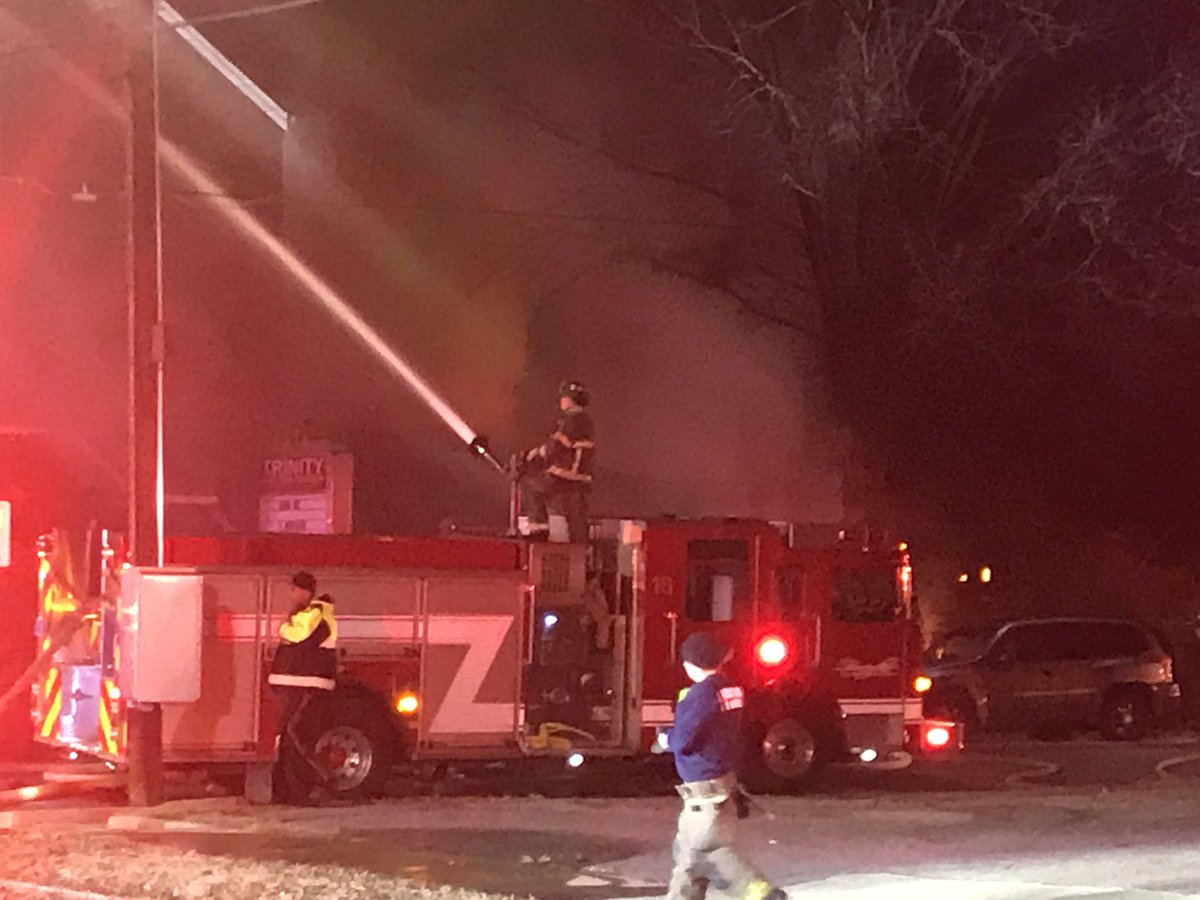 2 alarm fire in the 1800 block of 19th St in Ensley. Crews arrived on the scene of a fully involved house fire. That fire spread to the Trinity AME Zion Church next door. Crews still working to get the fire under control.