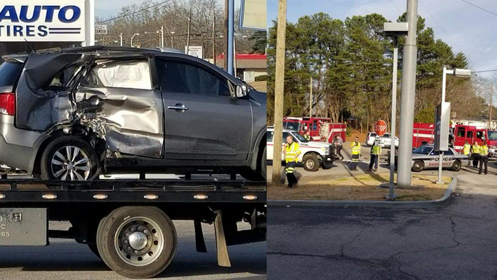 Car crashes after police chase through Birmingham's eastern section