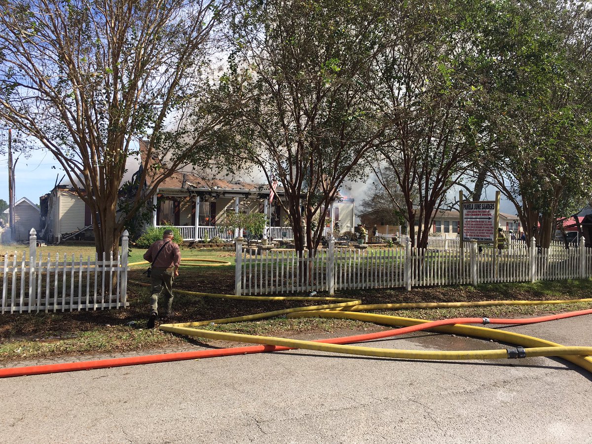 A home is on fire and nearly destroyed in Hazel Green.   Hazel Green, Meridianville, Toney, Bobo and Huntsville Fire are all on scene.  