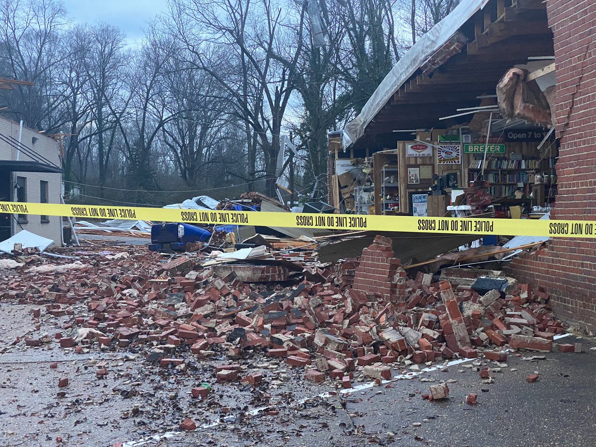 Here's a glimpse of some of the worst businesses hit by the storm in Winfield