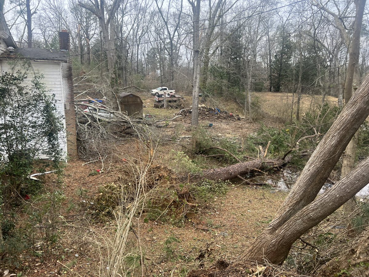 Another home damaged in Eutaw: 