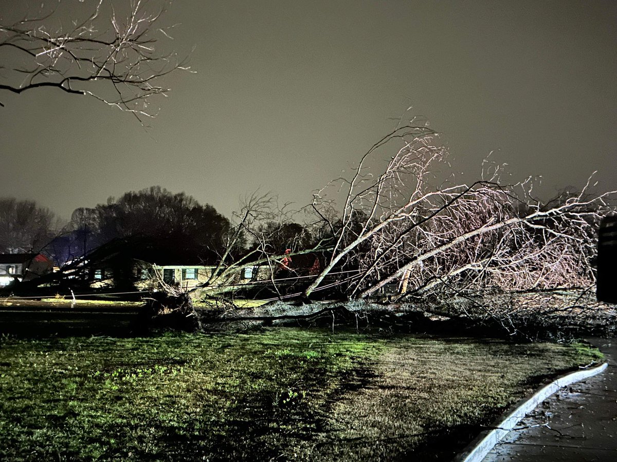 Storm damage near Hartselle photos from Jennifer Connolly