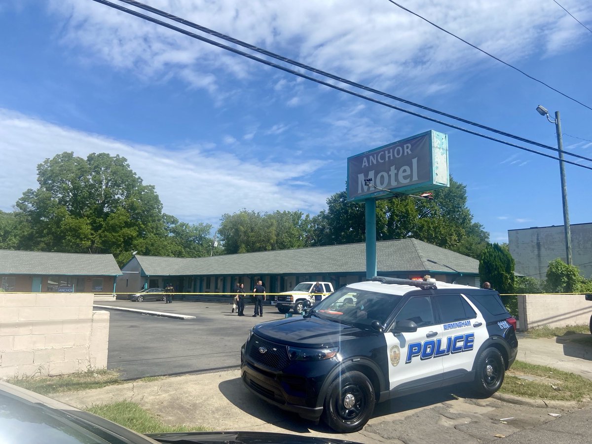 Birmingham police are on the scene of a deadly shooting at the Anchor Motel