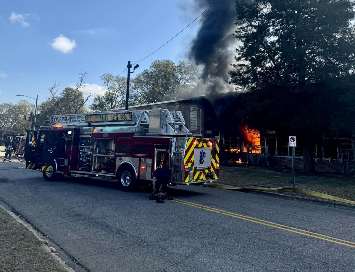 BFRS crews are on scene of a working vacant school fire located at 607 3rd St North.  This is the previous Brunetta C. Hill Elementary School.  The fire is under control