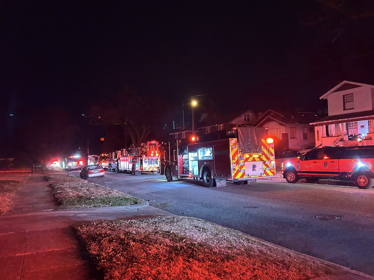 BFRS on scene 33rd S N at what looks to be a singular house fire. Fire personell were in offensive position and now  looks to be completing a search inside the home
