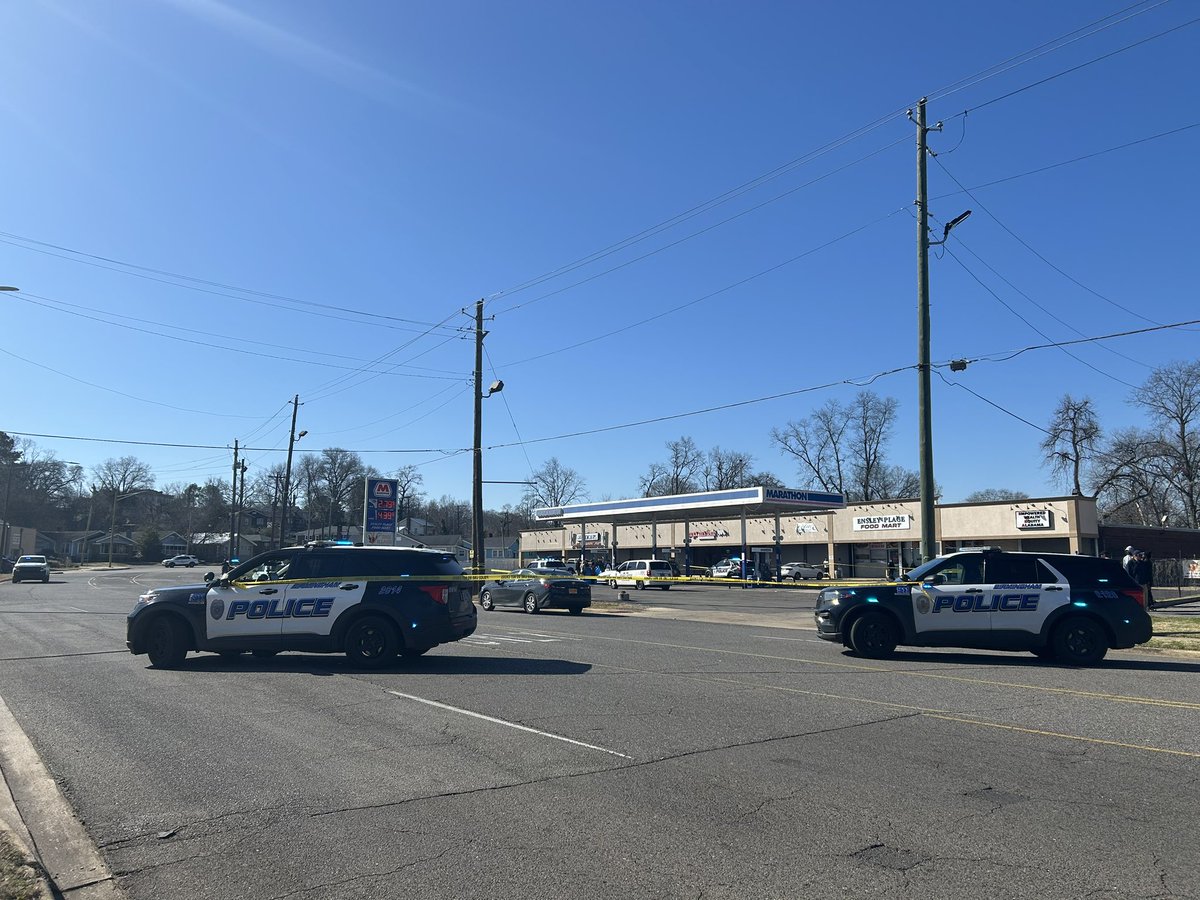 Birmingham Police have blocked off portions of Avenue I and 40th Street Ensley on a persons shot. BPD says it appears as if this was self inflicted